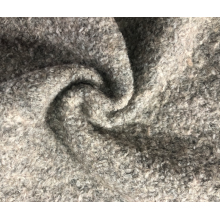 Wool polyester boucle fabric for coat